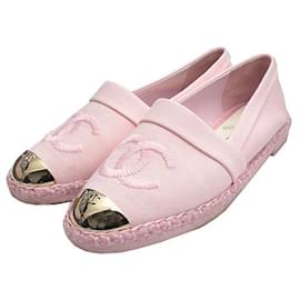 Chanel Espadrillas a punta rosa chiaro