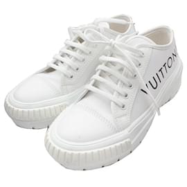 Louis Vuitton Zapatillas Detalle Monograma Marfil