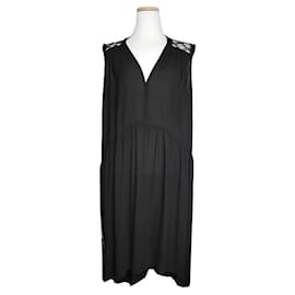 Black Lace Back Dress - Sandro