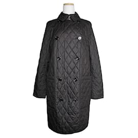 Burberry Cappotto trapuntato nero Brit