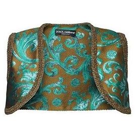 Dolce & Gabbana Chaleco bolero corto de jacquard reacondicionado