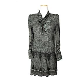 Alice + Olivia Vestido Paisley Verde Alice y Olivia