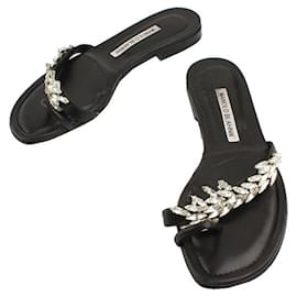 Manolo Blahnik Pantofola di cristallo
