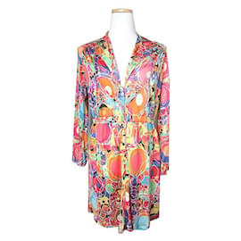 Vestito Camicia in Seta Multicolore - Chanel