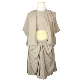 Balenciaga Vestido bege