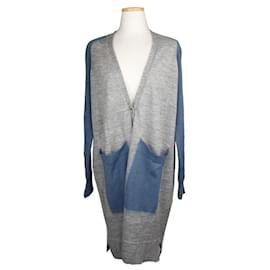 Cárdigan de punto gris azul XS - Maison Martin Margiela