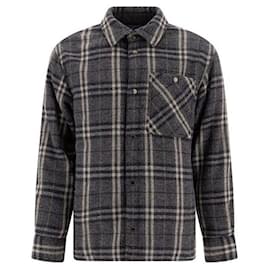 Sovracamicia in lana a quadri - Burberry