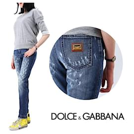 Damen Gewaschene Jeanshose - Dolce & Gabbana