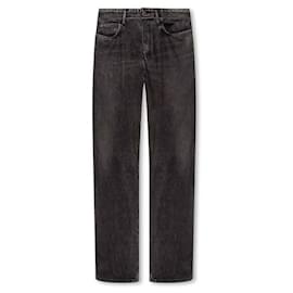 Balenciaga Pantaloni in denim dritti neri