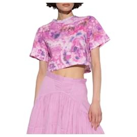T-Shirt mit Batikdruck - Isabel Marant