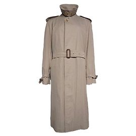 Burberry Cappotto Trench in Cotone per Uomo Kaki