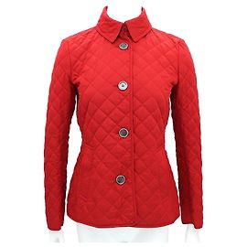 Rote gesteppte Jacke Burberry Britline