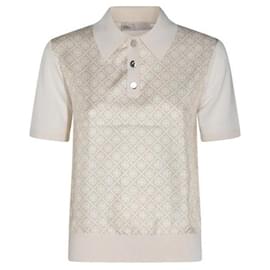 Seiden-Polo mit Vorderseite - Tory Burch