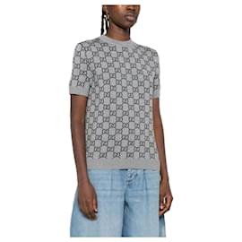 Gucci Reversibles GG-Woll-Jacquard-Top