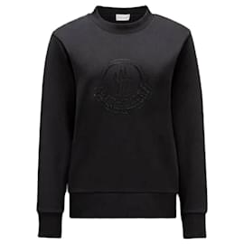 Sudadera de algodón con logo de cristal - Moncler