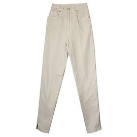 Moschino Beige Skinny Jeans
