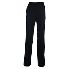 Pantalones de gabardina de lana - Céline