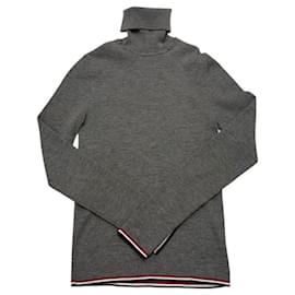Größe Strickpullover mit Rollkragen aus Merinowolle für Damen - Thom Browne