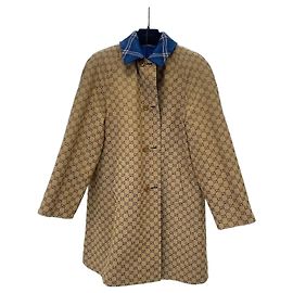 Gucci Cappotto a quadri tartan reversibile