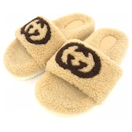 Verschlungene Merinowoll-Sandalen - Gucci