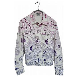 Dior Daniel Arsham Zeitungsgradient Denimjacke