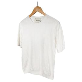 FENDI Marc Jacobs Herren T-Shirt mit kurzem Arm und FF-Logo Weiß - Fendi