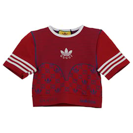 Cropped T-Shirt mit kurzen Ärmeln Größe - Gucci