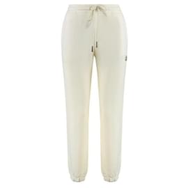 Pantaloni da jogging in cotone con patch logo - Moncler