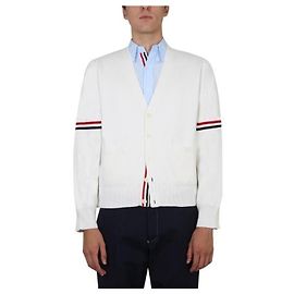 Thom Browne V-Ausschnitt-Cardigan aus Baumwolle Milano