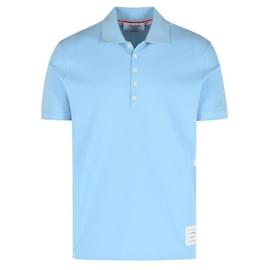 Klassisches Piqué Poloshirt mit kurzen Ärmeln - Thom Browne