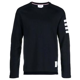 Thom Browne T-shirt a maniche lunghe in cotone
