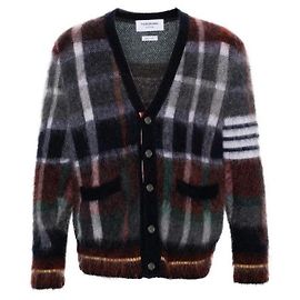 Thom Browne Gingham in Mohair Spazzolato Hector Tartan