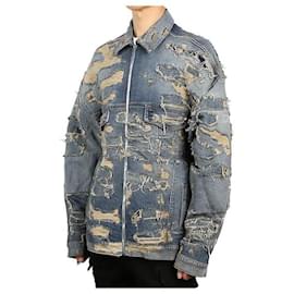 Oversized Denim Bomberjacke Hellblau - Givenchy
