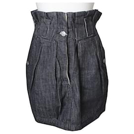Falda de denim negra Isabel Marant