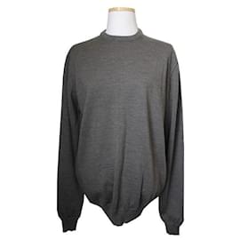 Haut en tricot 100% laine vierge vert olive - Burberry
