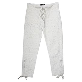 Pantaloni in occhio di pernice avorio Isabel Marant
