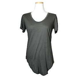 Olivegrünes T-Shirt von Helmut Lang
