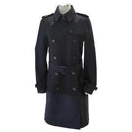 Burberry Harbourne Langer Trenchcoat Schwarz