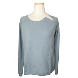 Mintblaues Cashmere-Strickoberteil - Zadig & Voltaire
