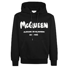 Graffiti Kapuzenpullover - Alexander Mcqueen