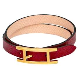Rotes Lederarmband - Hermès