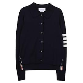 Gestreiftes Baumwollhemd - Thom Browne