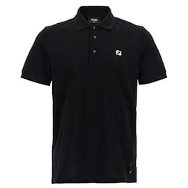 Metallic Piqué Poloshirt - Fendi