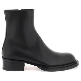 Alexander Mcqueen Cuban Stack Stiefel