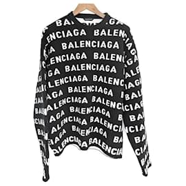 Langarm-Pullover mit Logo - Balenciaga