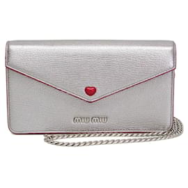 Borsa in pelle da donna Miu Miu MADRAS LOVE 5DH044