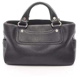 Celine Boogie Bag - Schwarze Lederhandtasche - Céline