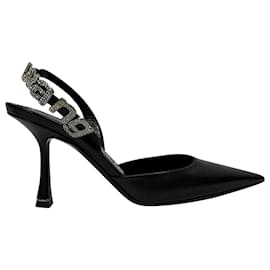 Alexander Wang Grace Décolleté Decorati in Pelle Nera