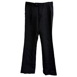 Pantaloni Bootcut Amiri in Viscosa Nera