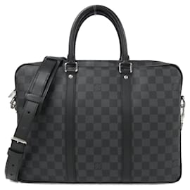 Borsa a Mano Porte-Document Voyage PM Damier Graphite Louis Vuitton